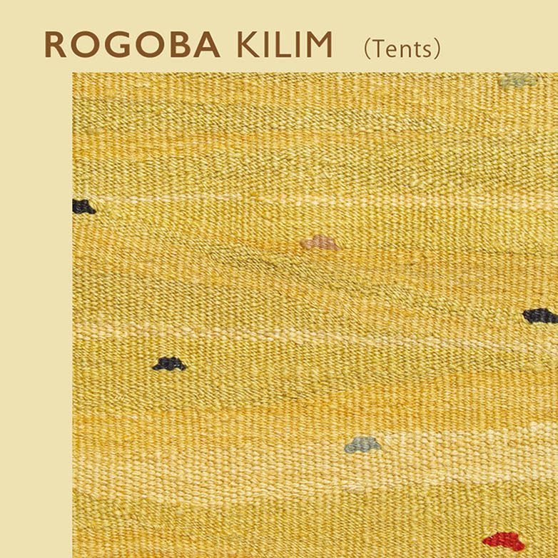 イエローのROGOBAKILIM(tents)の写真